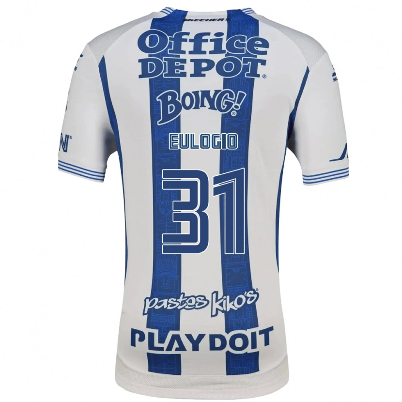 Danxen Heren José Eulogio #31 Wit Marineblauw Thuisshirt Thuistenue 2026/27 T-Shirt België