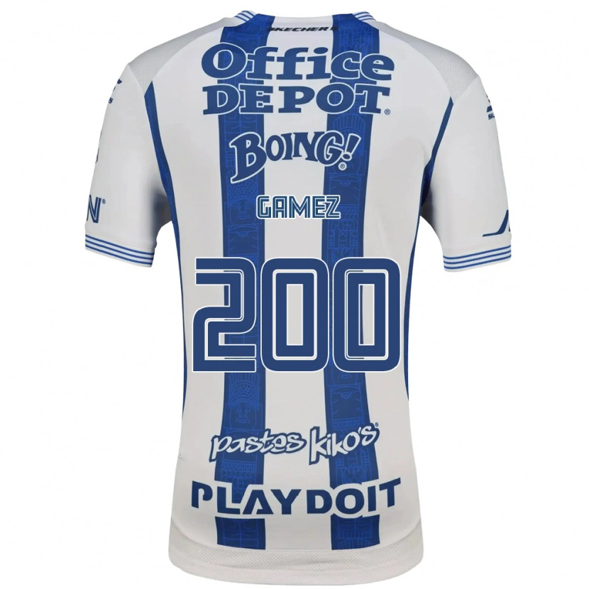 Danxen Heren Sergio Gámez #200 Wit Marineblauw Thuisshirt Thuistenue 2026/27 T-Shirt België