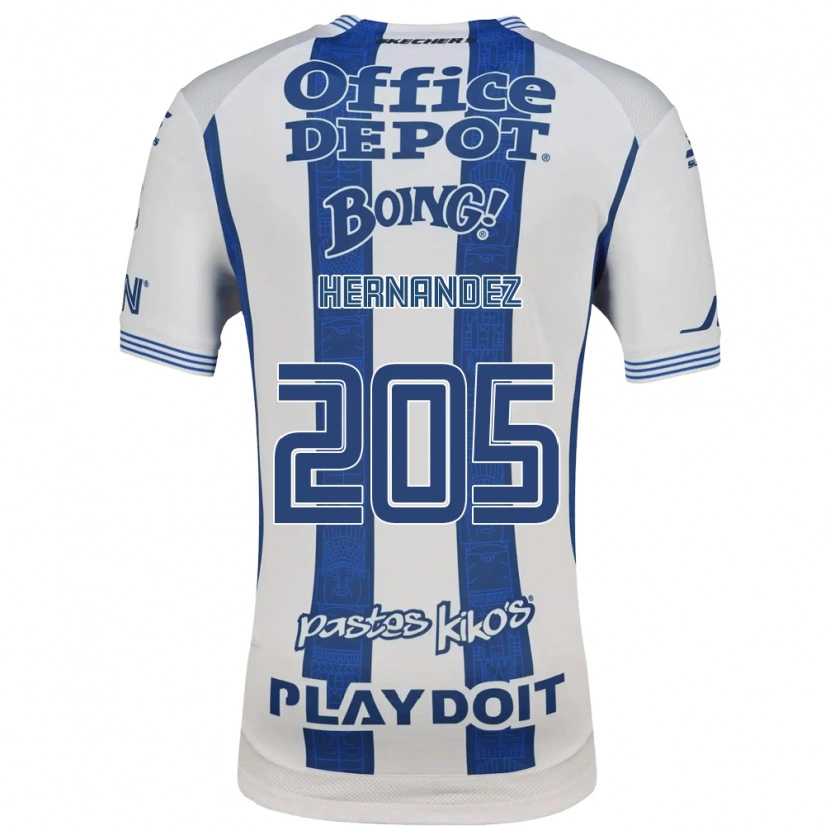 Danxen Heren Sergio Hernández #205 Wit Marineblauw Thuisshirt Thuistenue 2026/27 T-Shirt België