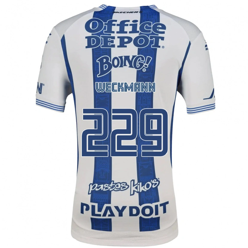 Danxen Heren Hugo Weckmann #229 Wit Marineblauw Thuisshirt Thuistenue 2026/27 T-Shirt België
