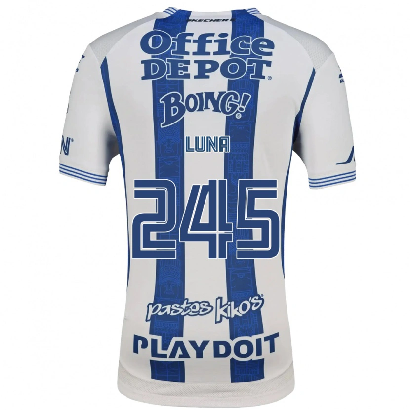 Danxen Heren Irving Luna #245 Wit Marineblauw Thuisshirt Thuistenue 2026/27 T-Shirt België