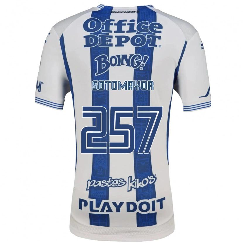 Danxen Heren Jacob Sotomayor #257 Wit Marineblauw Thuisshirt Thuistenue 2026/27 T-Shirt België