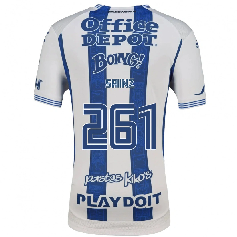 Danxen Heren Diego Sáinz #261 Wit Marineblauw Thuisshirt Thuistenue 2026/27 T-Shirt België