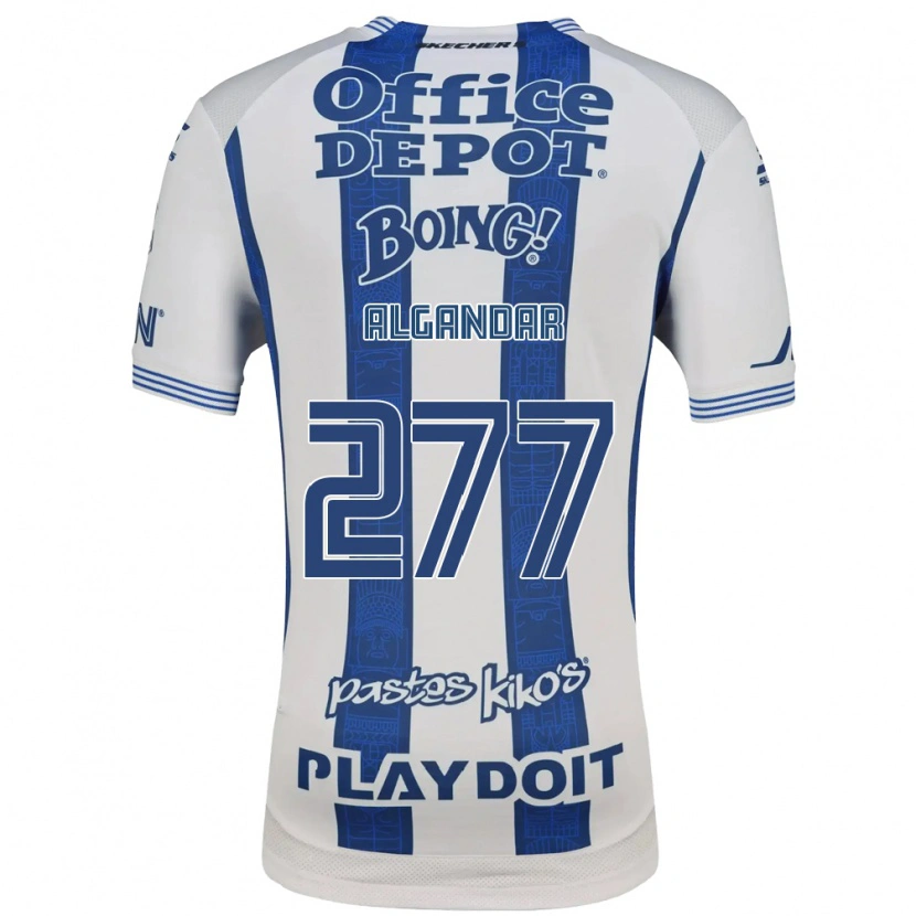 Danxen Heren Luis Algandar #277 Wit Marineblauw Thuisshirt Thuistenue 2026/27 T-Shirt België