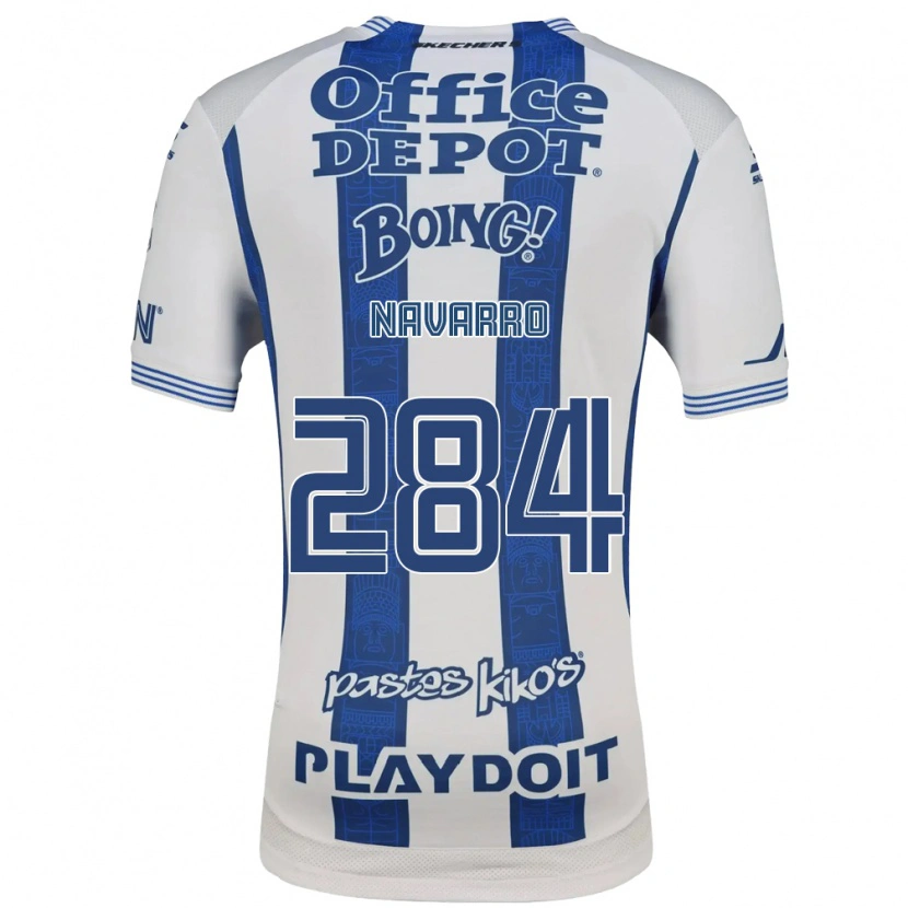 Danxen Heren José Navarro #284 Wit Marineblauw Thuisshirt Thuistenue 2026/27 T-Shirt België