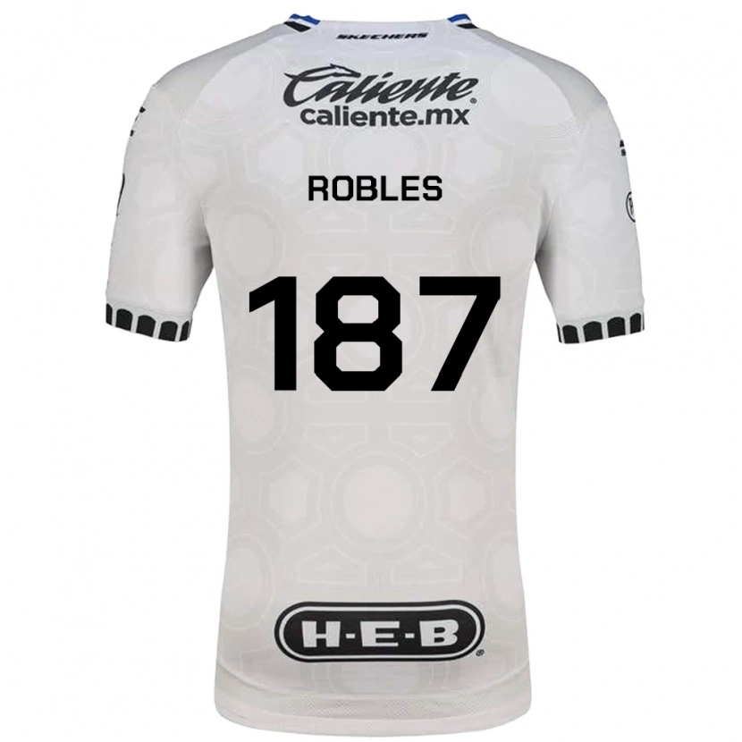 Danxen Heren Claudio Robles #187 Wit Zwart Blauw Thuisshirt Thuistenue 2026/27 T-Shirt België