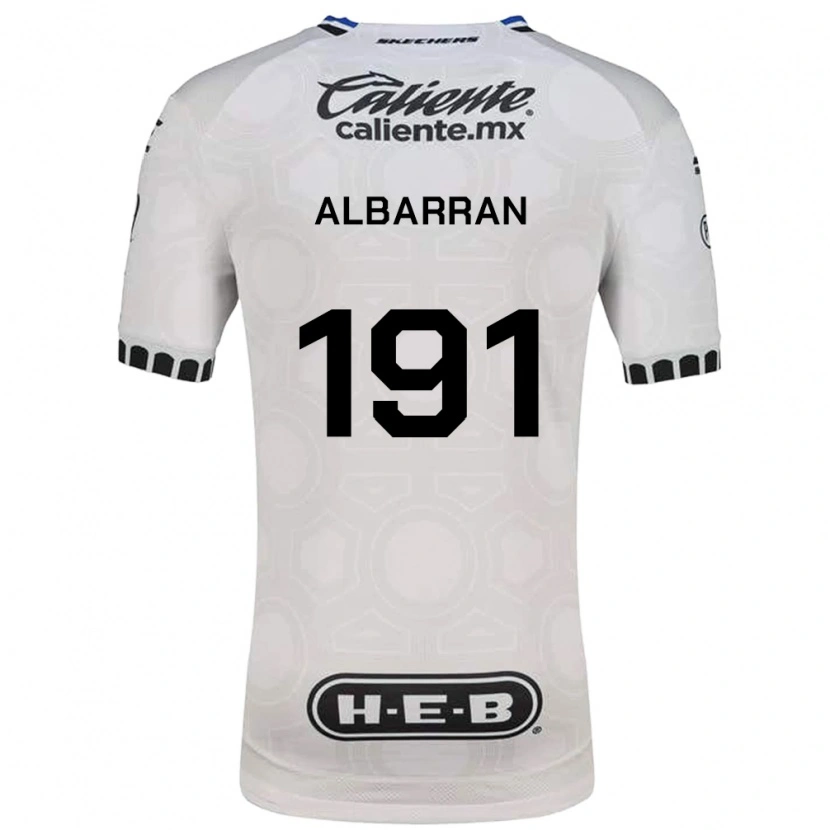 Danxen Heren Emilio Albarran #191 Wit Zwart Blauw Thuisshirt Thuistenue 2026/27 T-Shirt België