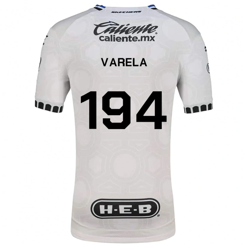 Danxen Heren José Varela #194 Wit Zwart Blauw Thuisshirt Thuistenue 2026/27 T-Shirt België