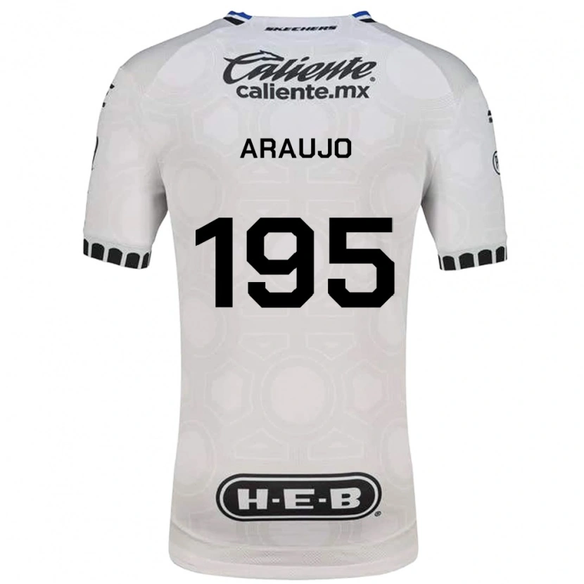 Danxen Heren Diego Araujo #195 Wit Zwart Blauw Thuisshirt Thuistenue 2026/27 T-Shirt België