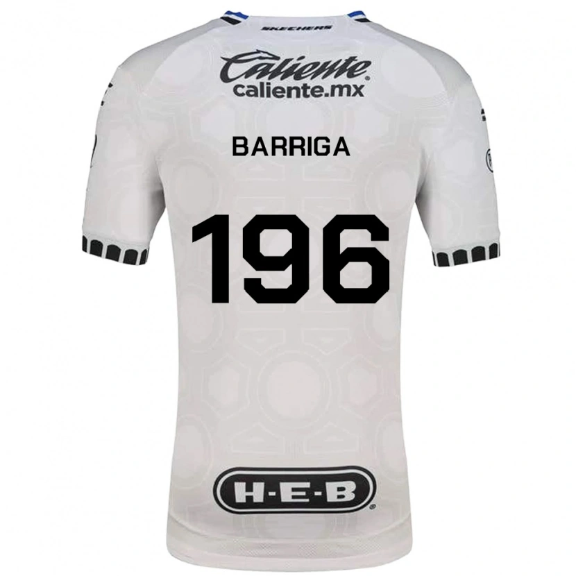 Danxen Heren Juan Barriga #196 Wit Zwart Blauw Thuisshirt Thuistenue 2026/27 T-Shirt België