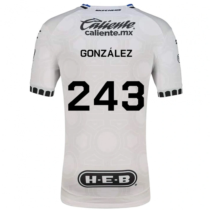 Danxen Heren Leonardo González #243 Wit Zwart Blauw Thuisshirt Thuistenue 2026/27 T-Shirt België