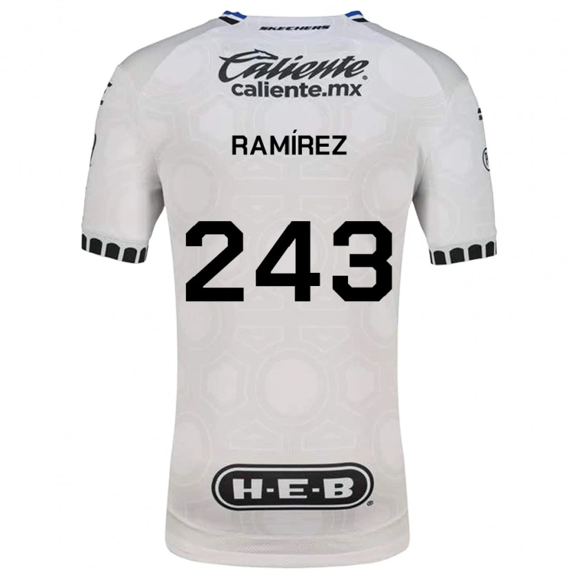 Danxen Heren Eleazar Ramírez #243 Wit Zwart Blauw Thuisshirt Thuistenue 2026/27 T-Shirt België