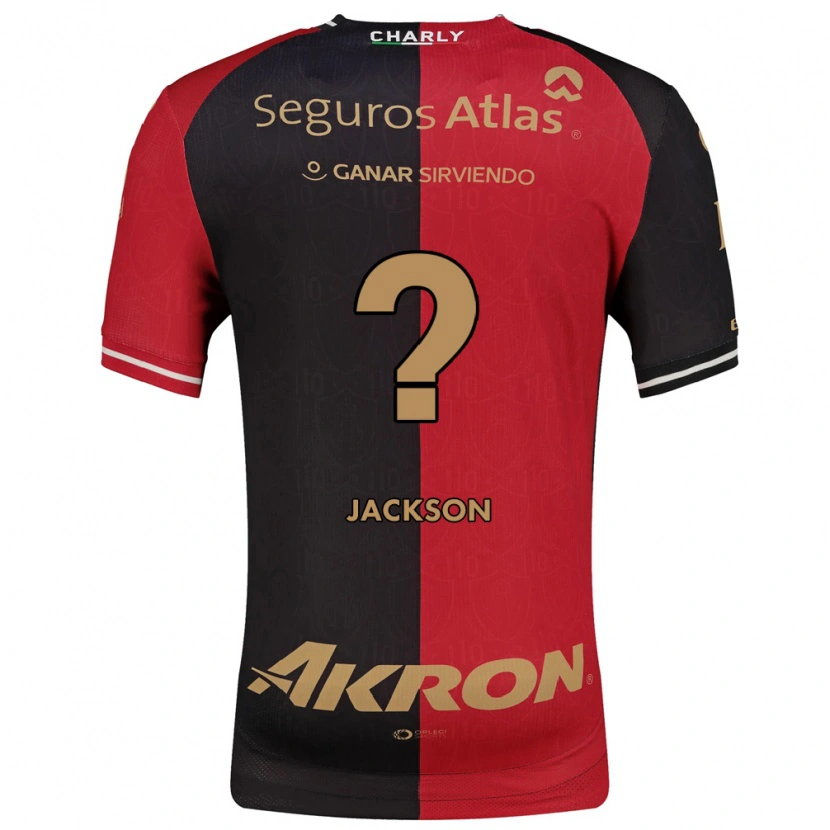 Danxen Heren Joaquín Jackson #0 Rood Zwart Bruin Thuisshirt Thuistenue 2026/27 T-Shirt België