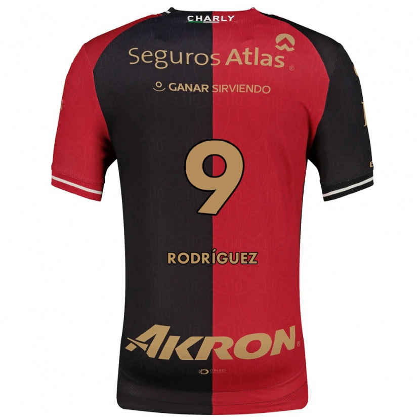 Danxen Heren Agustín Rodríguez #9 Rood Zwart Bruin Thuisshirt Thuistenue 2026/27 T-Shirt België
