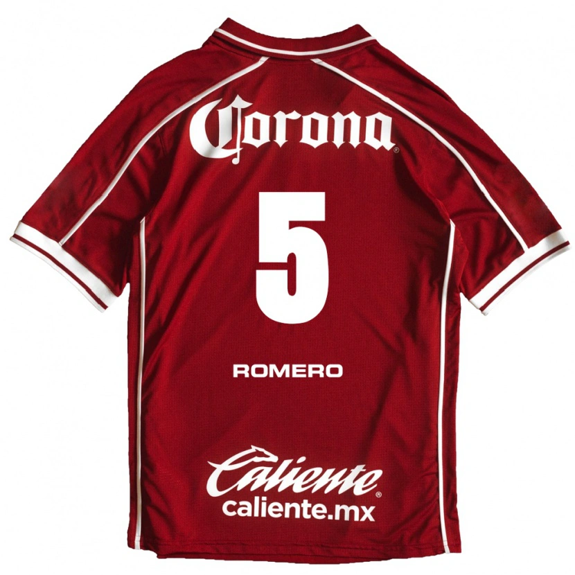 Danxen Heren Franco Romero #5 Wit Rood Thuisshirt Thuistenue 2026/27 T-Shirt België