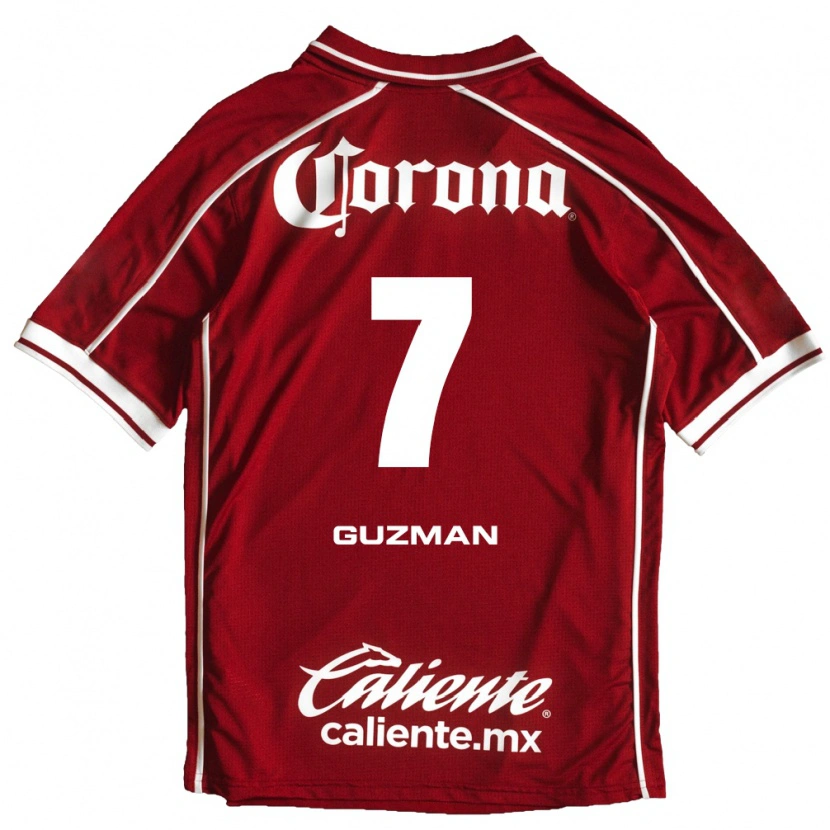 Danxen Heren Víctor Guzmán #7 Wit Rood Thuisshirt Thuistenue 2026/27 T-Shirt België