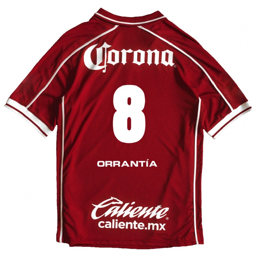 Danxen Heren Carlos Orrantia #8 Wit Rood Thuisshirt Thuistenue 2026/27 T-Shirt België