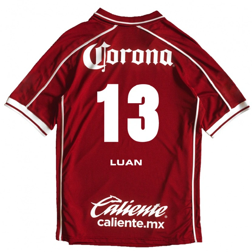 Danxen Heren Luan Garcia Teixeira #13 Wit Rood Thuisshirt Thuistenue 2026/27 T-Shirt België