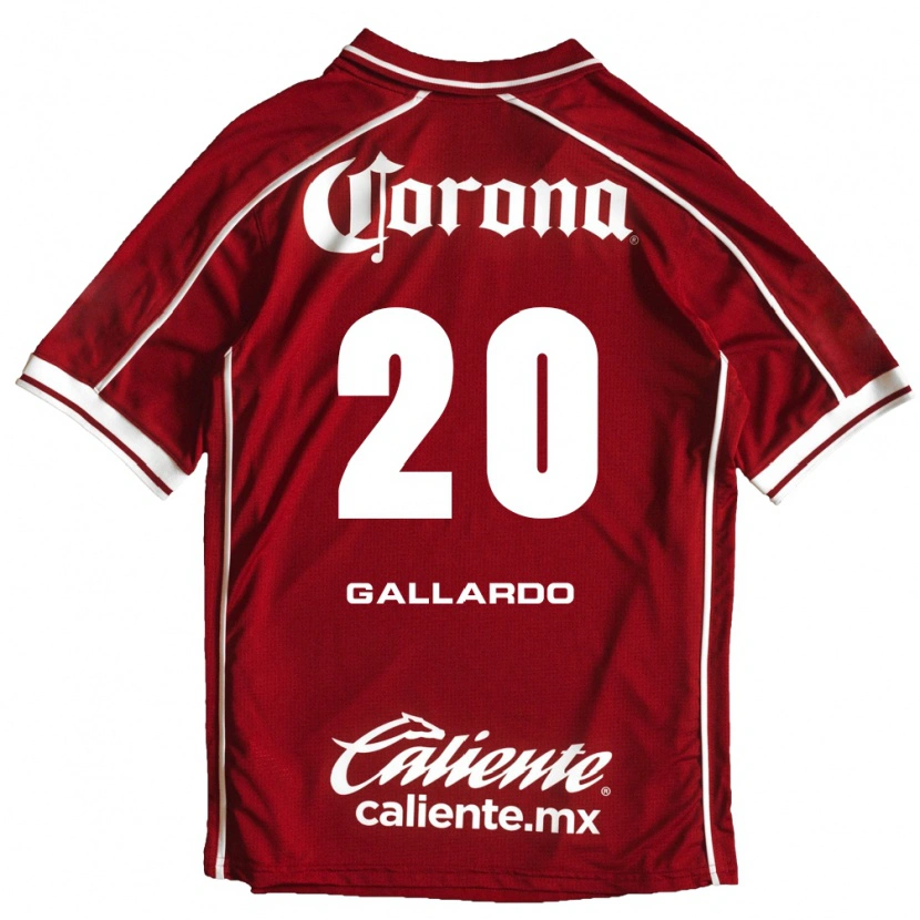 Danxen Heren Jesús Gallardo #20 Wit Rood Thuisshirt Thuistenue 2026/27 T-Shirt België
