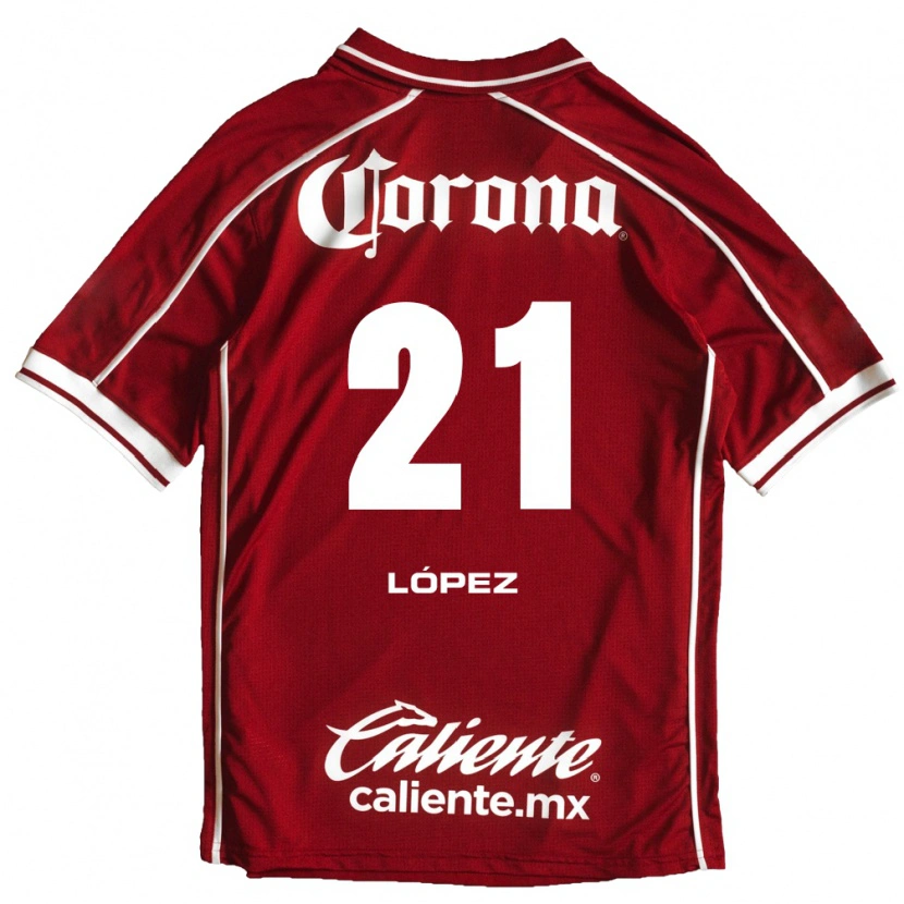 Danxen Heren Iván López #21 Wit Rood Thuisshirt Thuistenue 2026/27 T-Shirt België