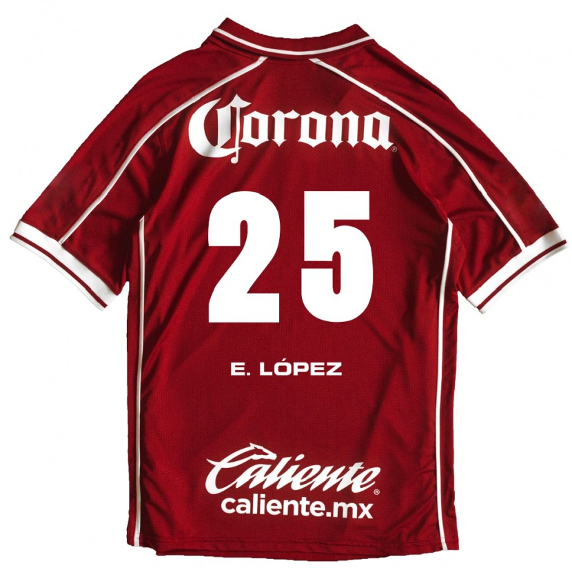 Danxen Heren Everardo López #25 Wit Rood Thuisshirt Thuistenue 2026/27 T-Shirt België