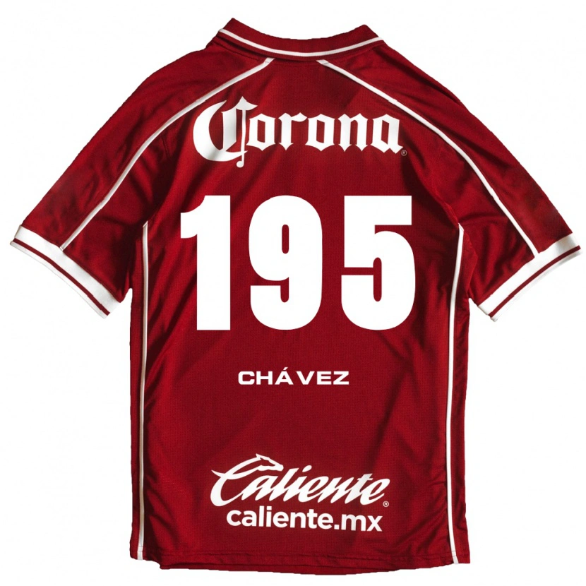 Danxen Heren Ángel Chávez #195 Wit Rood Thuisshirt Thuistenue 2026/27 T-Shirt België