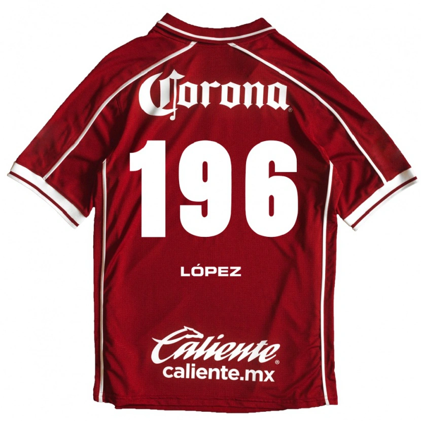 Danxen Heren Ethan López #196 Wit Rood Thuisshirt Thuistenue 2026/27 T-Shirt België