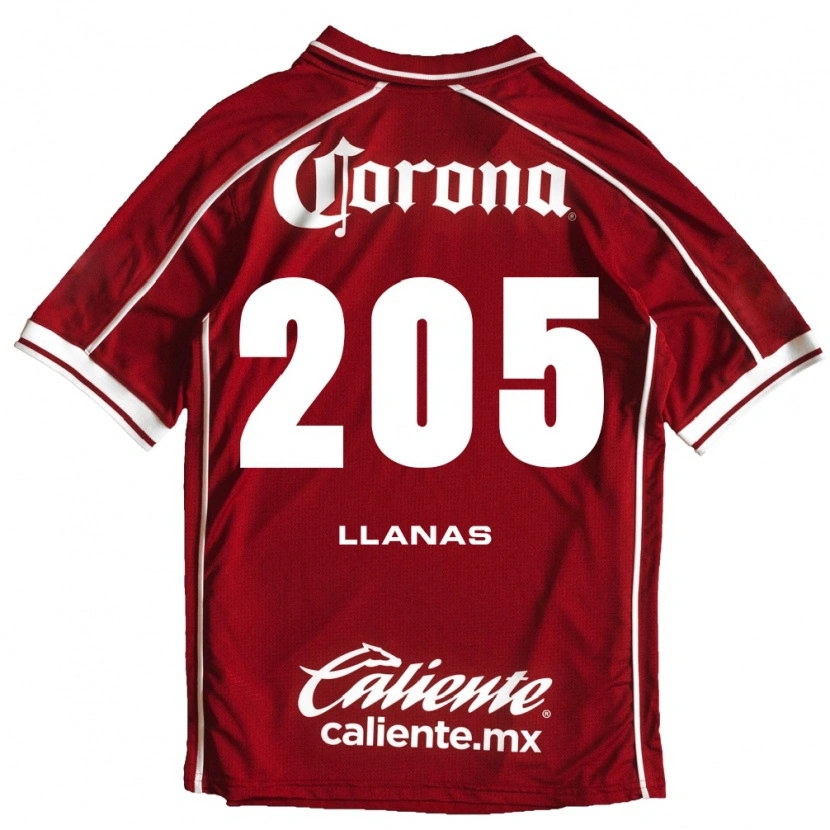 Danxen Heren Emmanuel Llanas #205 Wit Rood Thuisshirt Thuistenue 2026/27 T-Shirt België