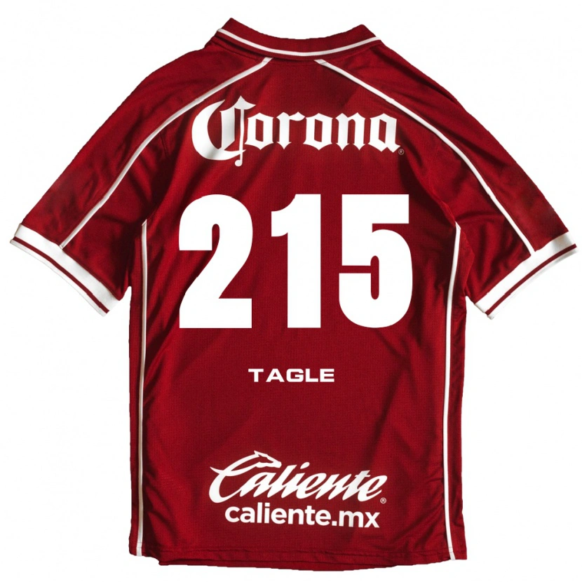 Danxen Heren Alessandro Tagle #215 Wit Rood Thuisshirt Thuistenue 2026/27 T-Shirt België
