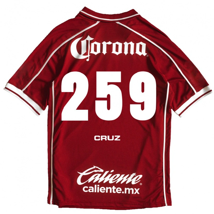 Danxen Heren Eder Cruz #259 Wit Rood Thuisshirt Thuistenue 2026/27 T-Shirt België