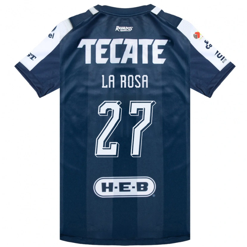 Danxen Heren Roberto De La Rosa #27 Inktblauw Wit Rood Thuisshirt Thuistenue 2026/27 T-Shirt België