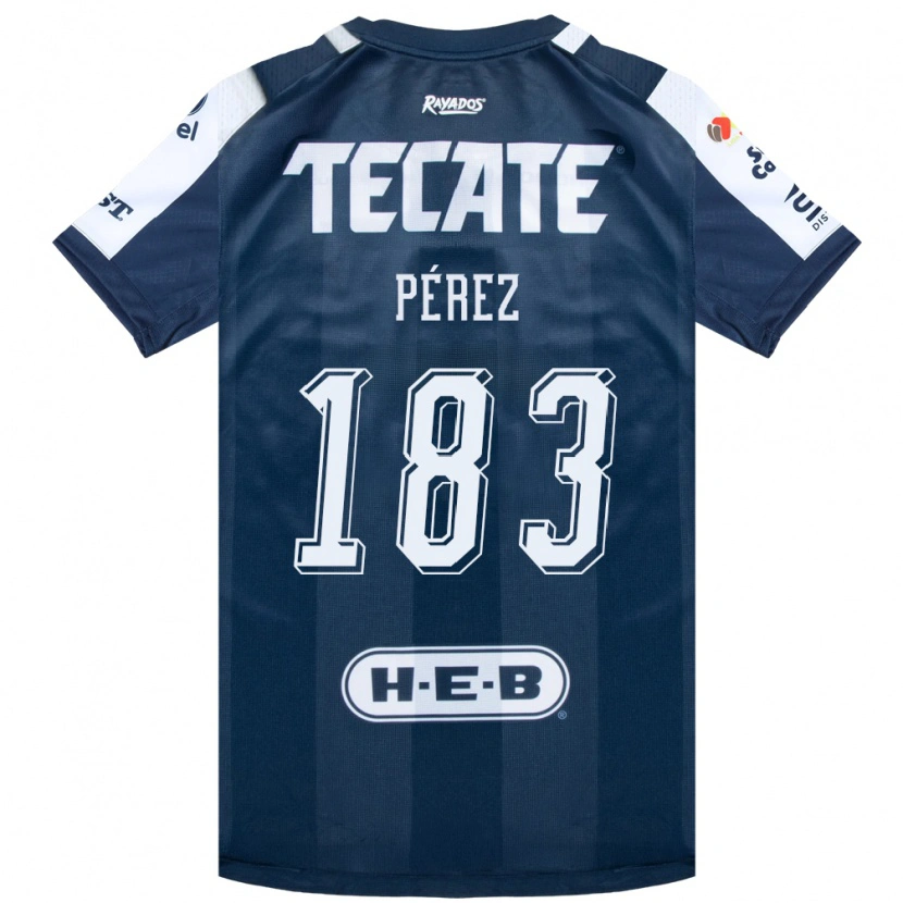 Danxen Heren Santiago Pérez #183 Inktblauw Wit Rood Thuisshirt Thuistenue 2026/27 T-Shirt België