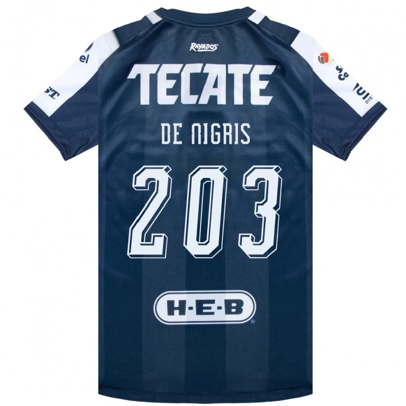 Danxen Heren Aldo De Nigris #203 Inktblauw Wit Rood Thuisshirt Thuistenue 2026/27 T-Shirt België