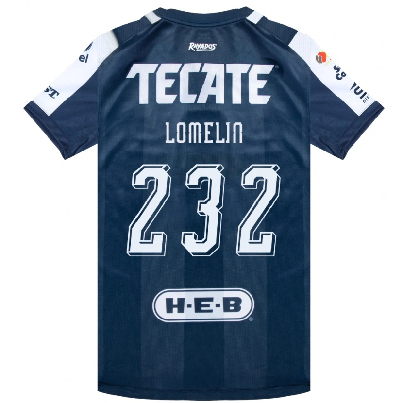 Danxen Heren Santiago Lomelin #232 Inktblauw Wit Rood Thuisshirt Thuistenue 2026/27 T-Shirt België