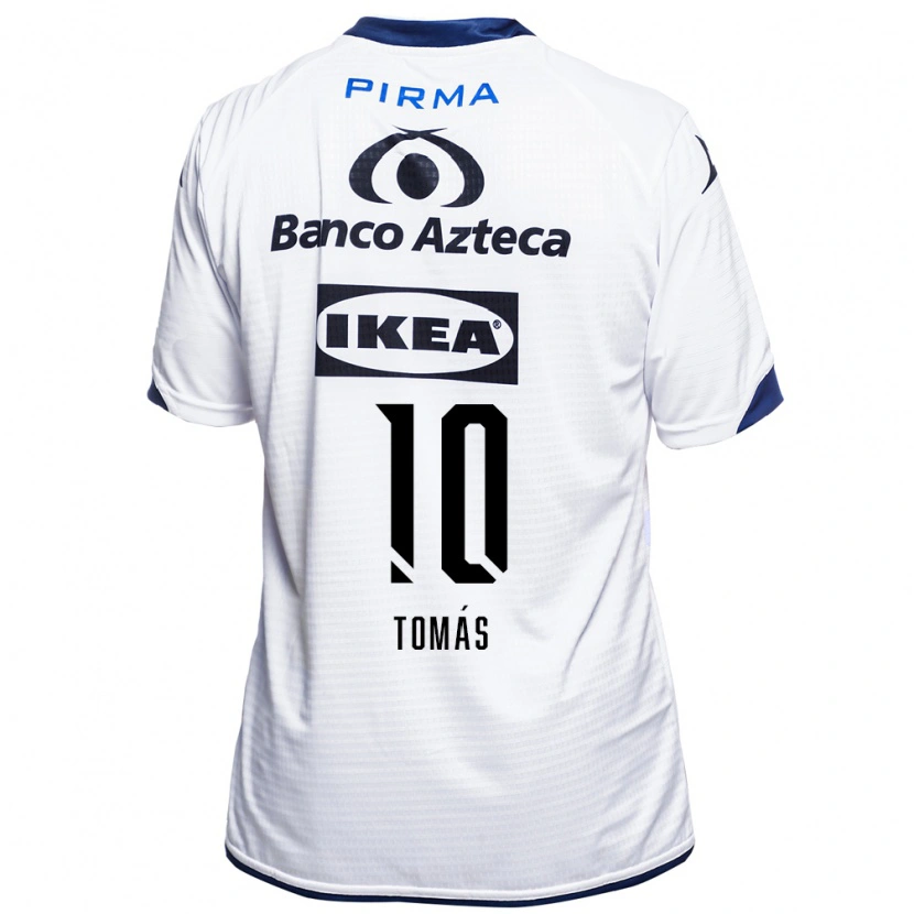 Danxen Heren Mathías Tomás #10 Wit Zwart Blauw Thuisshirt Thuistenue 2026/27 T-Shirt België