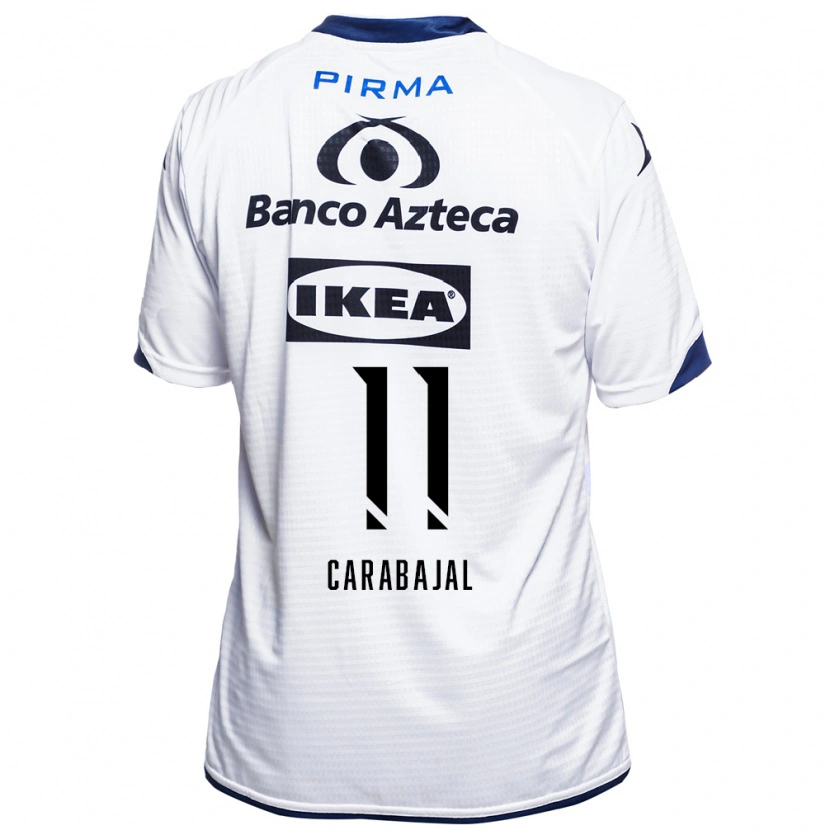 Danxen Heren Gabriel Carabajal #11 Wit Zwart Blauw Thuisshirt Thuistenue 2026/27 T-Shirt België