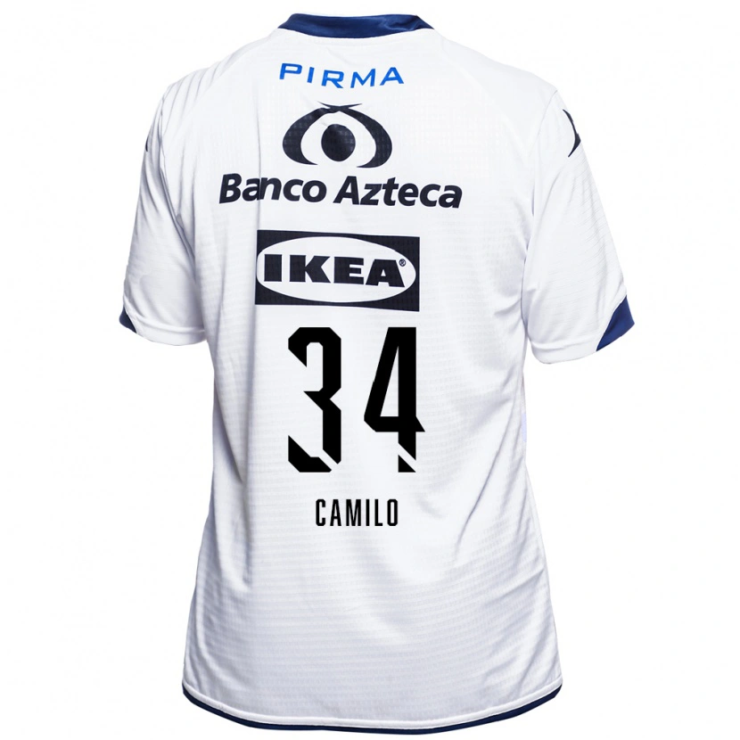 Danxen Heren Lucas Camilo #34 Wit Zwart Blauw Thuisshirt Thuistenue 2026/27 T-Shirt België