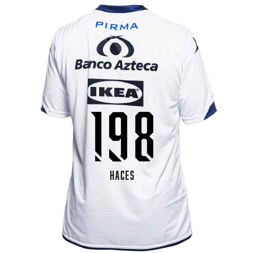 Danxen Heren Daniel Haces #198 Wit Zwart Blauw Thuisshirt Thuistenue 2026/27 T-Shirt België