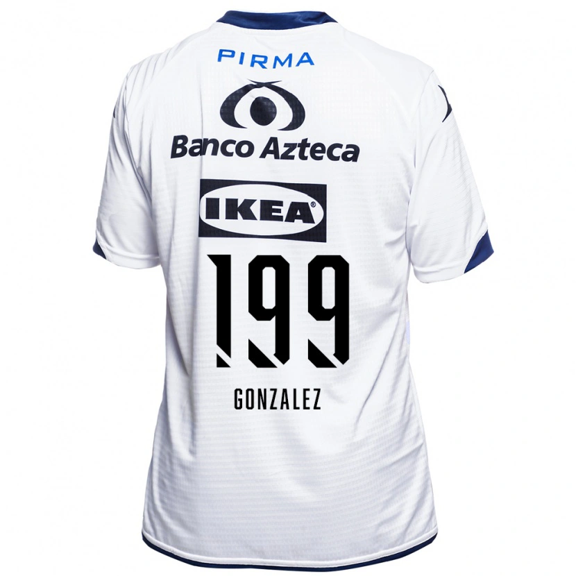 Danxen Heren Samuel González #199 Wit Zwart Blauw Thuisshirt Thuistenue 2026/27 T-Shirt België