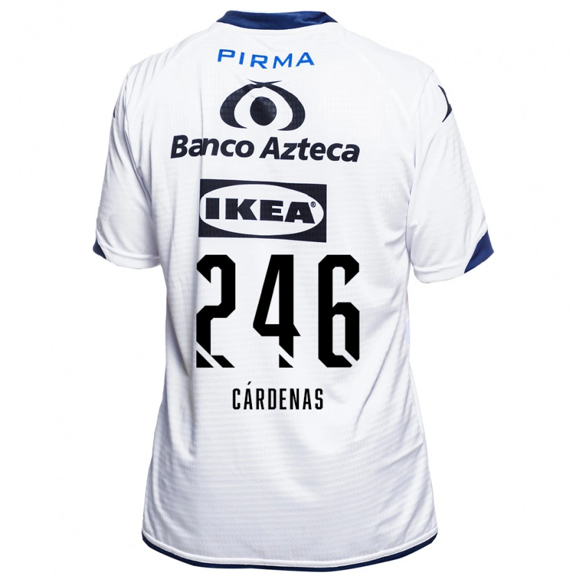 Danxen Heren Enrique Cárdenas #246 Wit Zwart Blauw Thuisshirt Thuistenue 2026/27 T-Shirt België