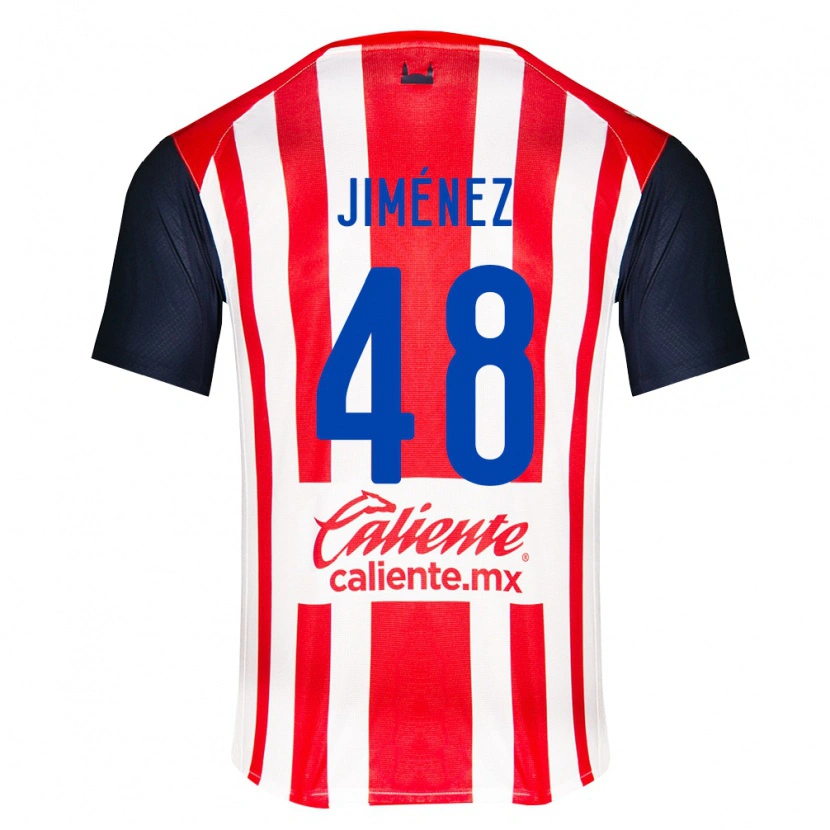 Danxen Heren Leonardo Jiménez #48 Rood Zwart Wit Thuisshirt Thuistenue 2026/27 T-Shirt België