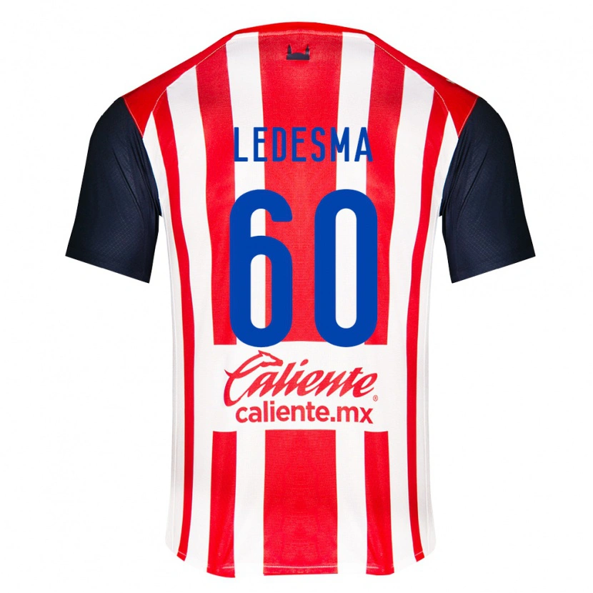 Danxen Heren Luis Ledesma #60 Rood Zwart Wit Thuisshirt Thuistenue 2026/27 T-Shirt België