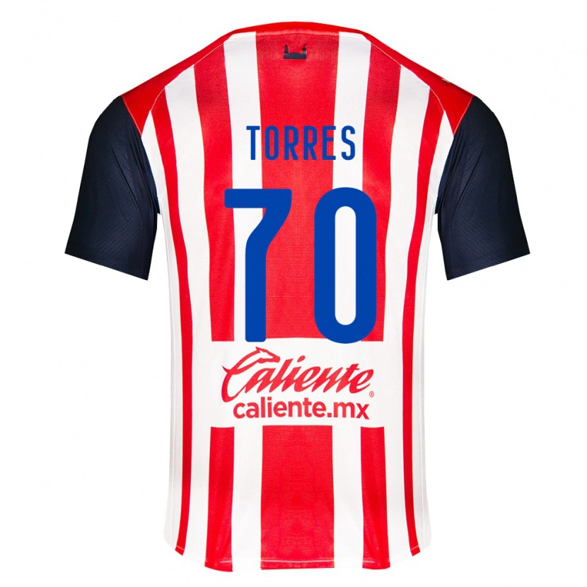 Danxen Heren Leo Torres #70 Rood Zwart Wit Thuisshirt Thuistenue 2026/27 T-Shirt België