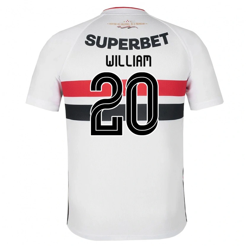 Danxen Heren Robert William #20 Wit Rood Zwart Thuisshirt Thuistenue 2026/27 T-Shirt België