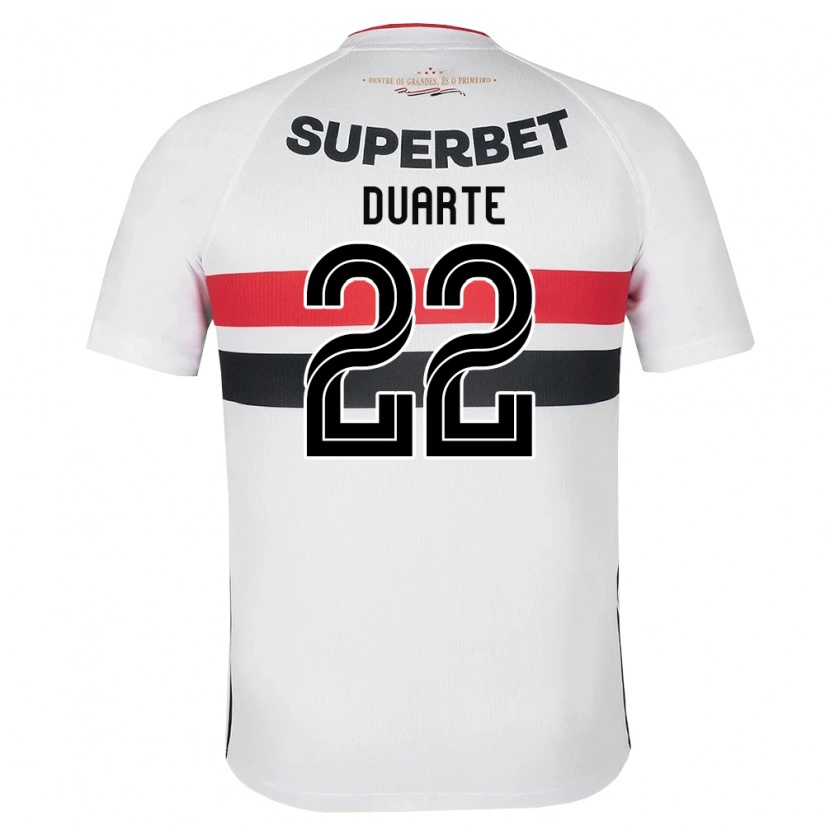 Danxen Heren Domingos Duarte #22 Wit Rood Zwart Thuisshirt Thuistenue 2026/27 T-Shirt België