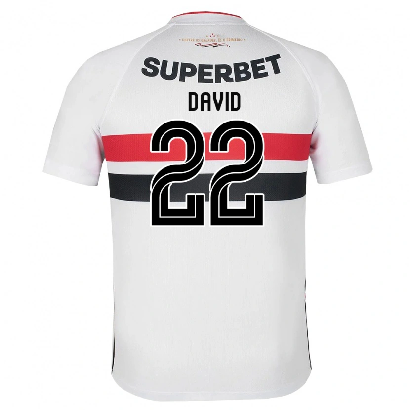 Danxen Heren David #22 Wit Rood Zwart Thuisshirt Thuistenue 2026/27 T-Shirt België
