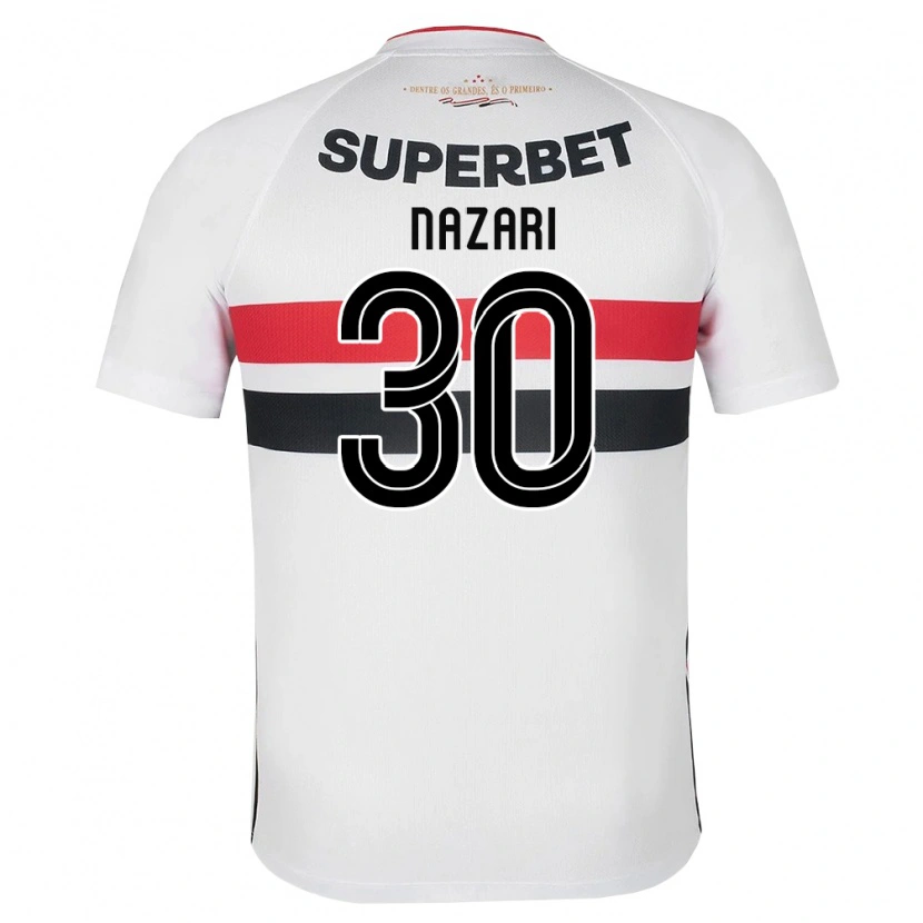 Danxen Heren João Nazari #30 Wit Rood Zwart Thuisshirt Thuistenue 2026/27 T-Shirt België