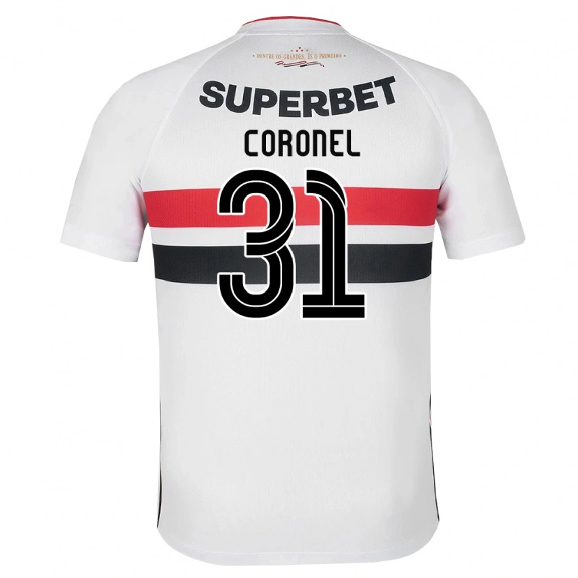 Danxen Heren Carlos Coronel #31 Wit Rood Zwart Thuisshirt Thuistenue 2026/27 T-Shirt België