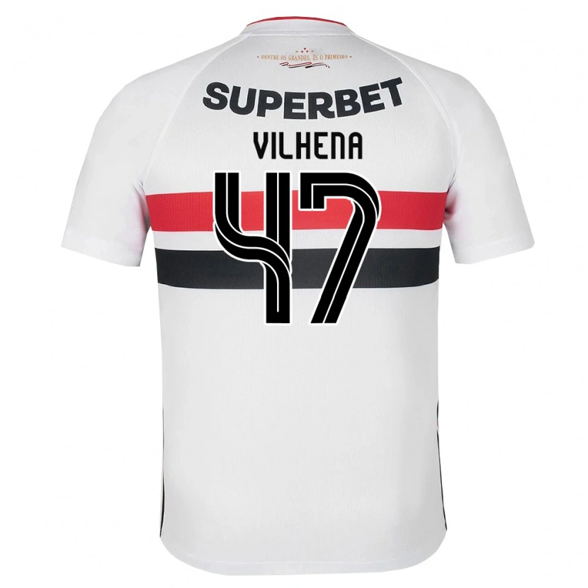 Danxen Heren Pedro Vilhena #47 Wit Rood Zwart Thuisshirt Thuistenue 2026/27 T-Shirt België