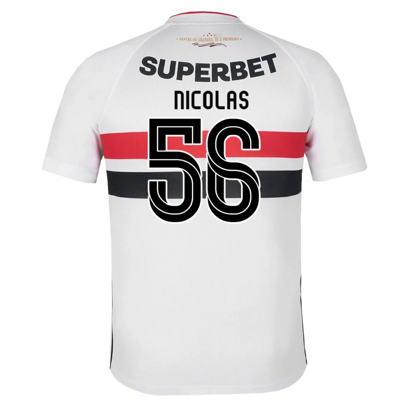Danxen Heren Nicolas Bosshardt #56 Wit Rood Zwart Thuisshirt Thuistenue 2026/27 T-Shirt België